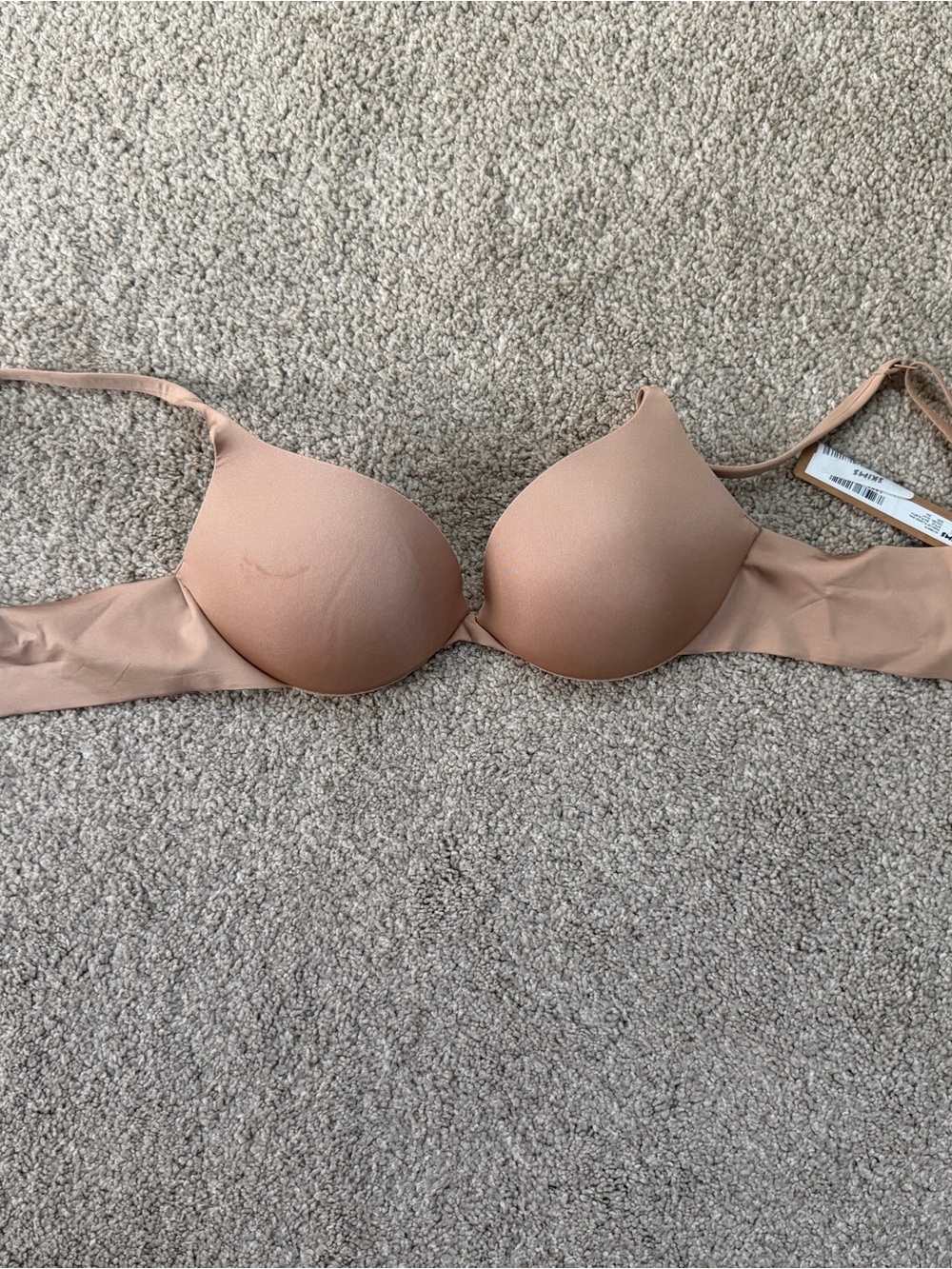 NWT SKIMS Ultimate Push Up Plunge Bra Clay 34A BA-PLG-9214